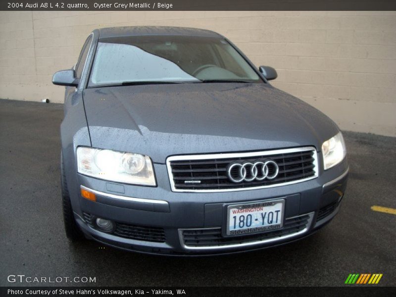 Oyster Grey Metallic / Beige 2004 Audi A8 L 4.2 quattro