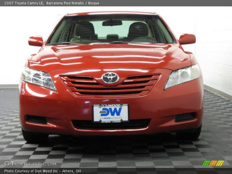 Barcelona Red Metallic / Bisque 2007 Toyota Camry LE