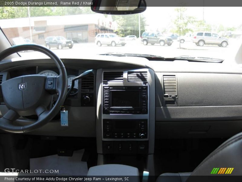 Flame Red / Khaki 2005 Dodge Durango Limited