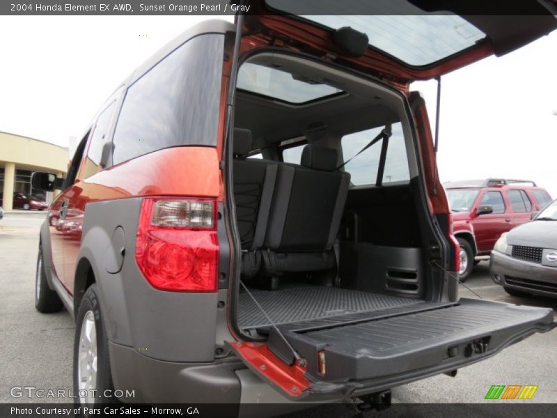 Sunset Orange Pearl / Gray 2004 Honda Element EX AWD