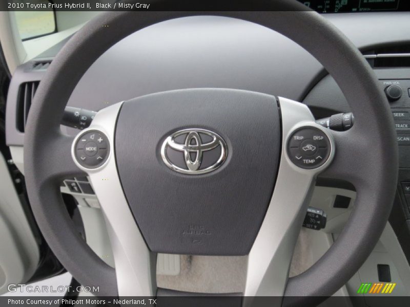 Black / Misty Gray 2010 Toyota Prius Hybrid II