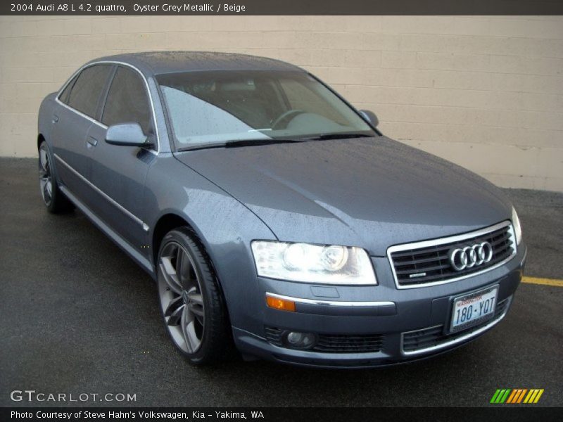 Oyster Grey Metallic / Beige 2004 Audi A8 L 4.2 quattro