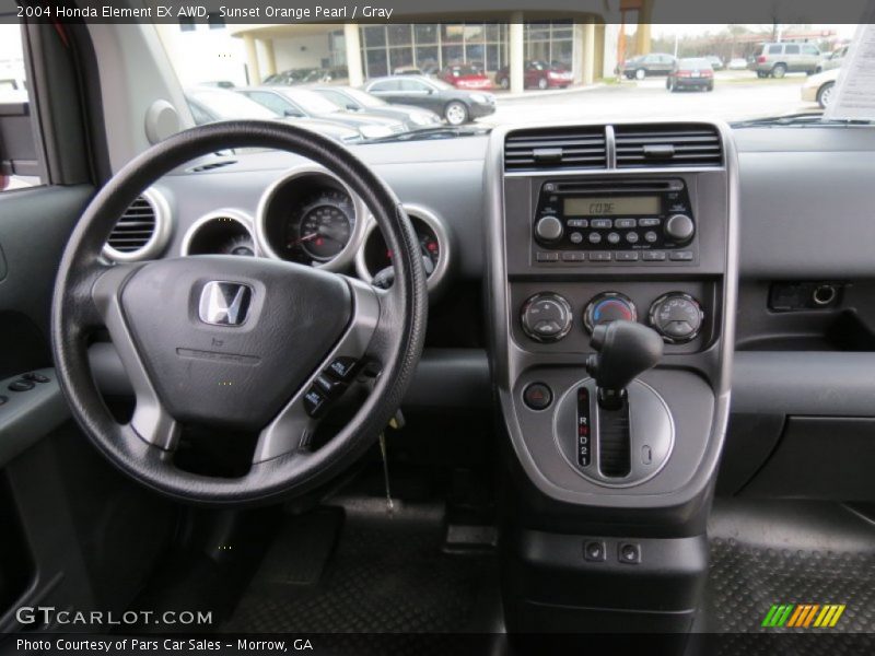 Sunset Orange Pearl / Gray 2004 Honda Element EX AWD