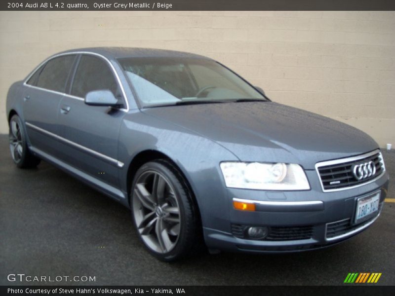 Oyster Grey Metallic / Beige 2004 Audi A8 L 4.2 quattro