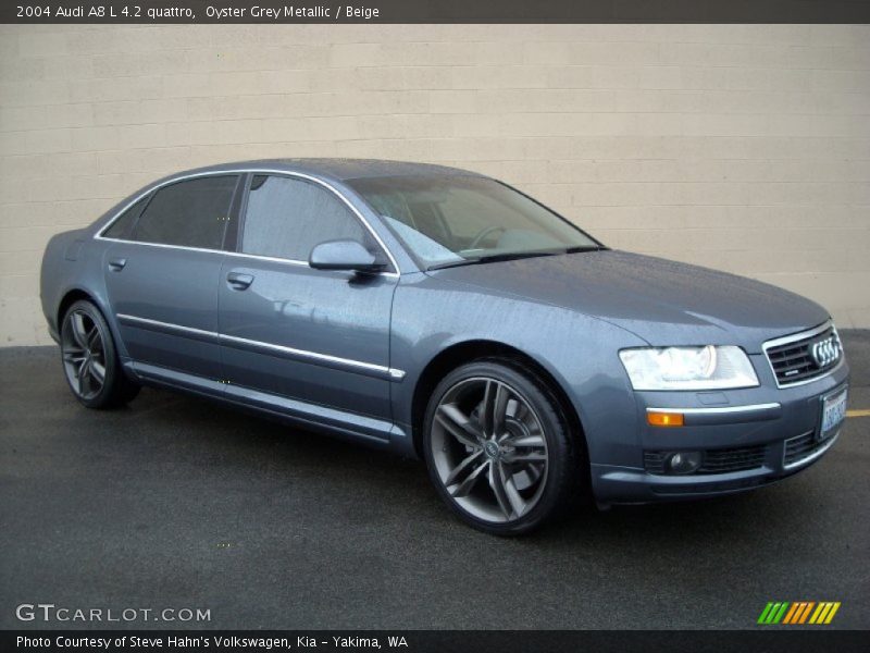 Oyster Grey Metallic / Beige 2004 Audi A8 L 4.2 quattro