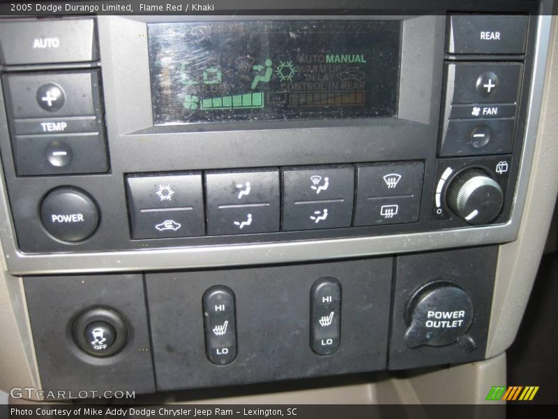 Flame Red / Khaki 2005 Dodge Durango Limited