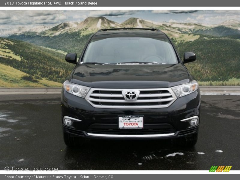 Black / Sand Beige 2013 Toyota Highlander SE 4WD