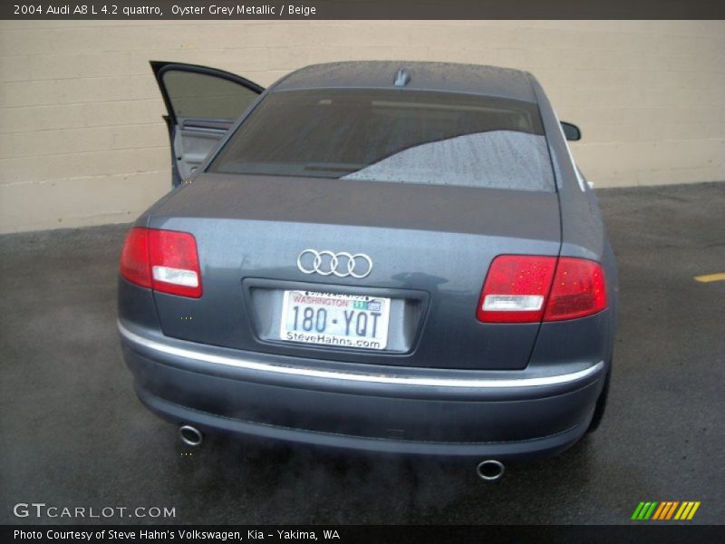 Oyster Grey Metallic / Beige 2004 Audi A8 L 4.2 quattro