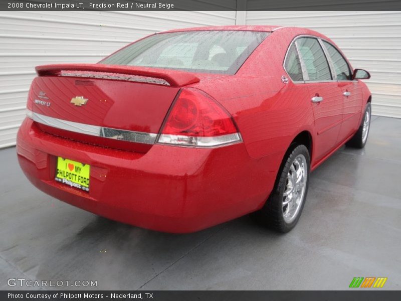 Precision Red / Neutral Beige 2008 Chevrolet Impala LT