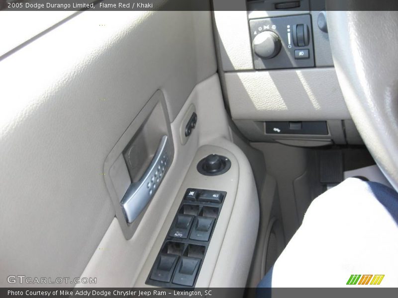 Flame Red / Khaki 2005 Dodge Durango Limited
