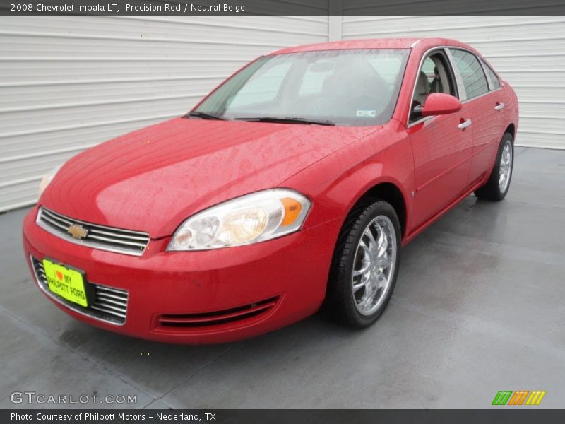 Precision Red / Neutral Beige 2008 Chevrolet Impala LT