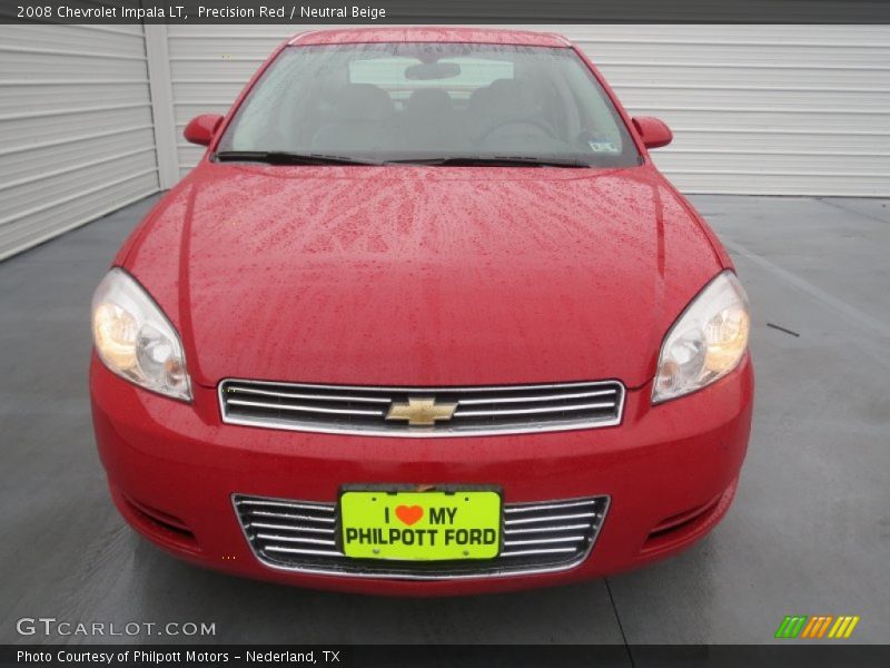 Precision Red / Neutral Beige 2008 Chevrolet Impala LT