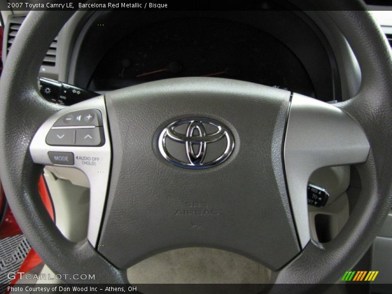 Barcelona Red Metallic / Bisque 2007 Toyota Camry LE