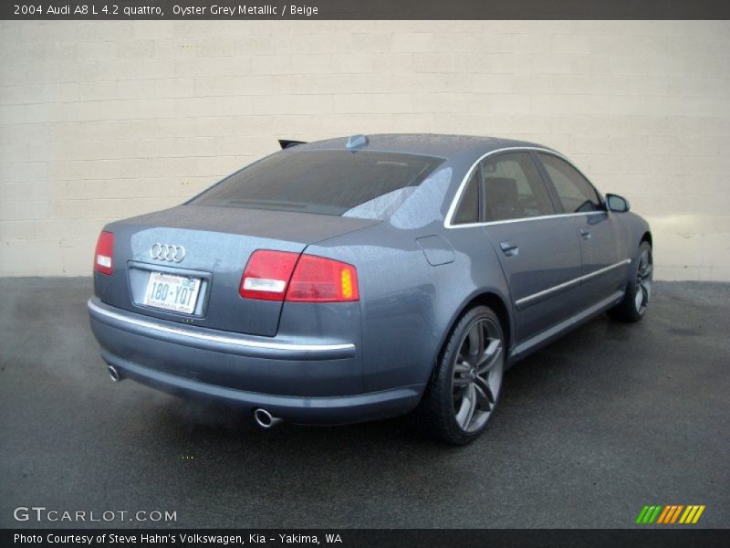 Oyster Grey Metallic / Beige 2004 Audi A8 L 4.2 quattro