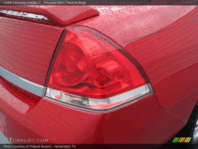 Precision Red / Neutral Beige 2008 Chevrolet Impala LT