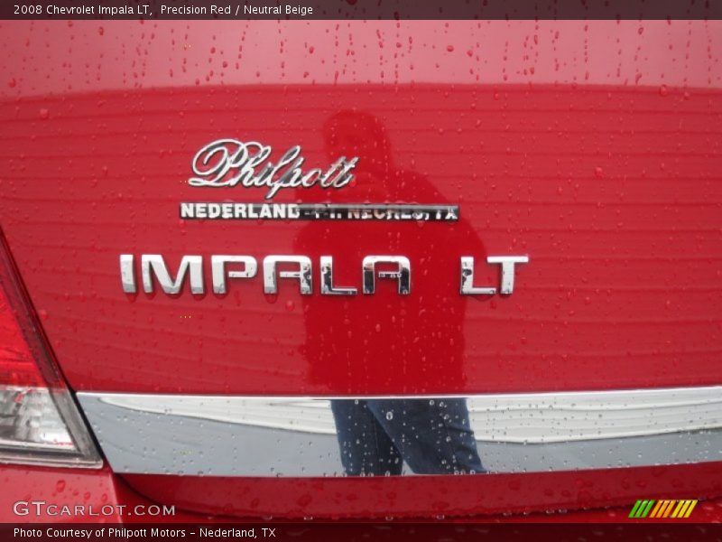 Precision Red / Neutral Beige 2008 Chevrolet Impala LT