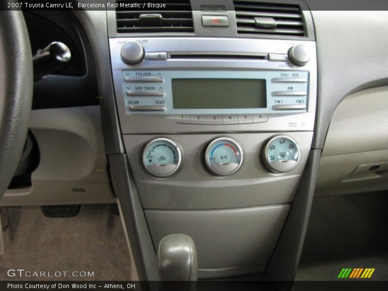 Barcelona Red Metallic / Bisque 2007 Toyota Camry LE