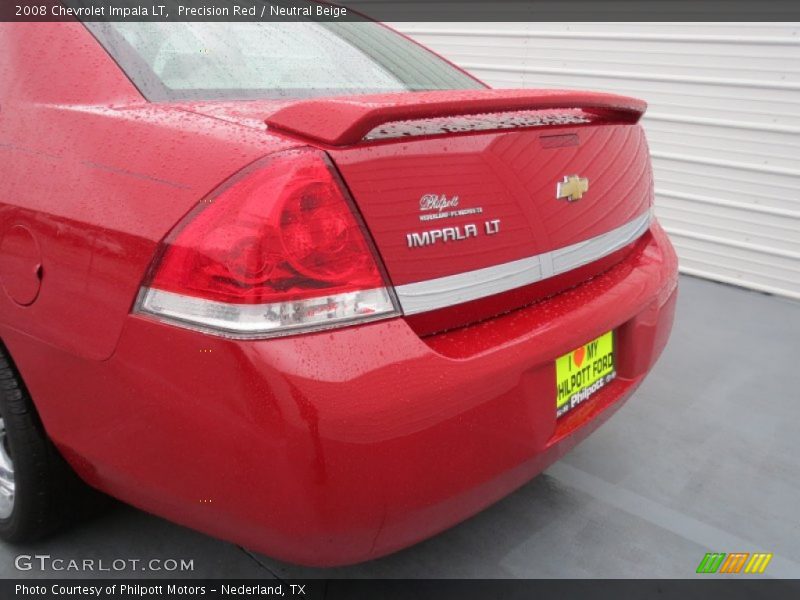 Precision Red / Neutral Beige 2008 Chevrolet Impala LT