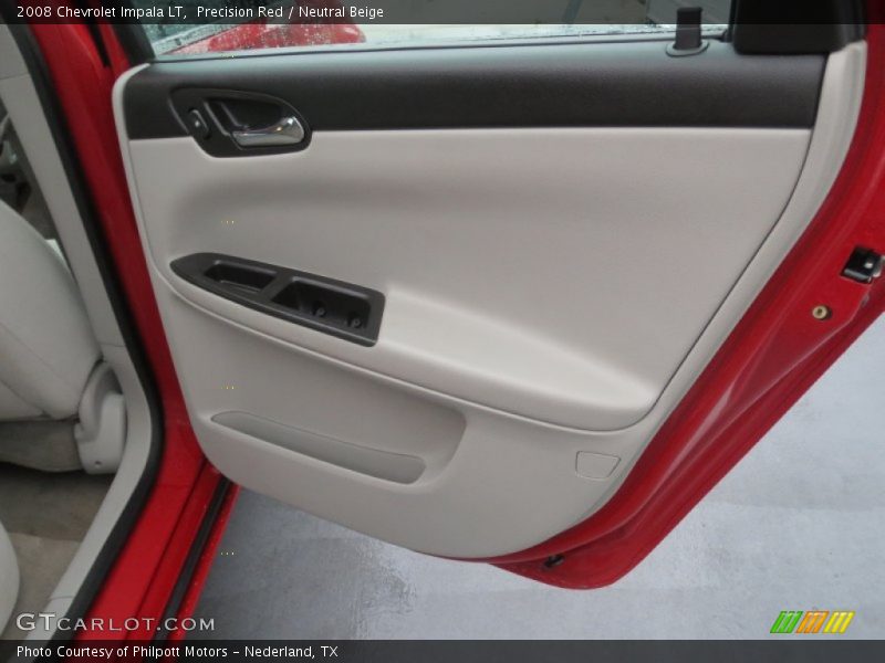 Precision Red / Neutral Beige 2008 Chevrolet Impala LT