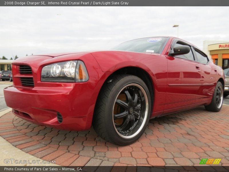 Inferno Red Crystal Pearl / Dark/Light Slate Gray 2008 Dodge Charger SE