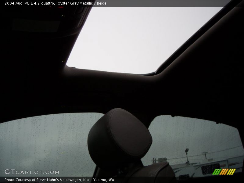 Oyster Grey Metallic / Beige 2004 Audi A8 L 4.2 quattro