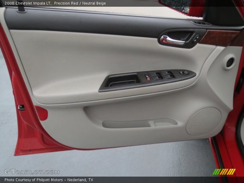 Precision Red / Neutral Beige 2008 Chevrolet Impala LT