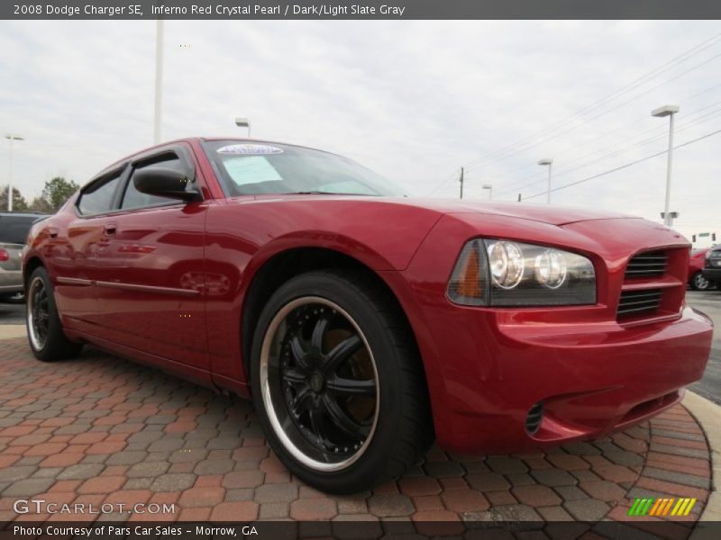 Inferno Red Crystal Pearl / Dark/Light Slate Gray 2008 Dodge Charger SE
