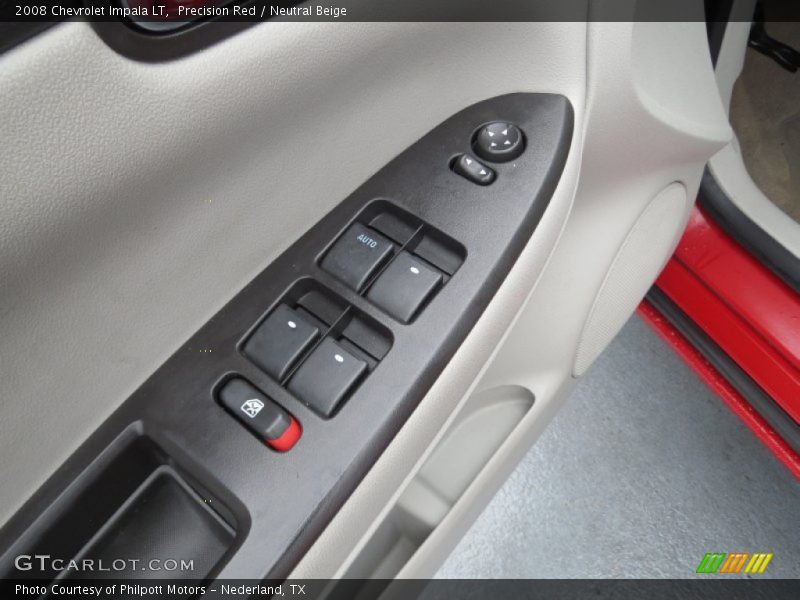 Precision Red / Neutral Beige 2008 Chevrolet Impala LT