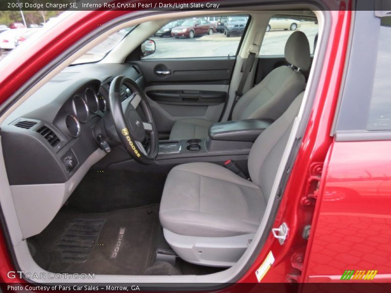 Inferno Red Crystal Pearl / Dark/Light Slate Gray 2008 Dodge Charger SE