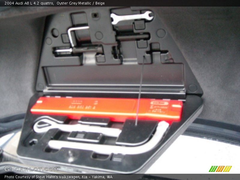 Oyster Grey Metallic / Beige 2004 Audi A8 L 4.2 quattro