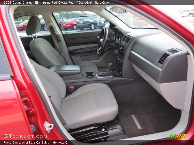 Inferno Red Crystal Pearl / Dark/Light Slate Gray 2008 Dodge Charger SE
