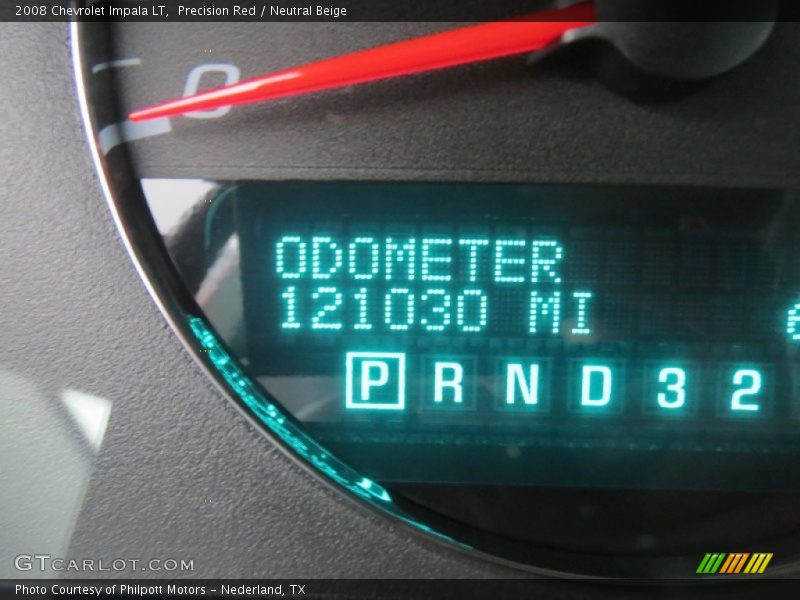 Precision Red / Neutral Beige 2008 Chevrolet Impala LT