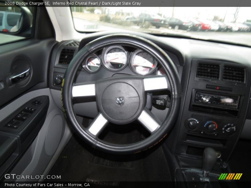 Inferno Red Crystal Pearl / Dark/Light Slate Gray 2008 Dodge Charger SE