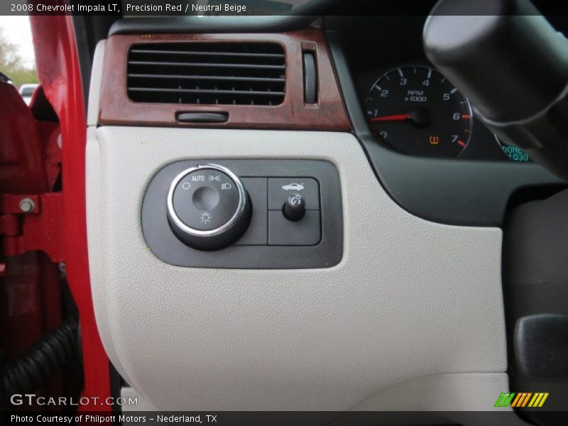 Precision Red / Neutral Beige 2008 Chevrolet Impala LT