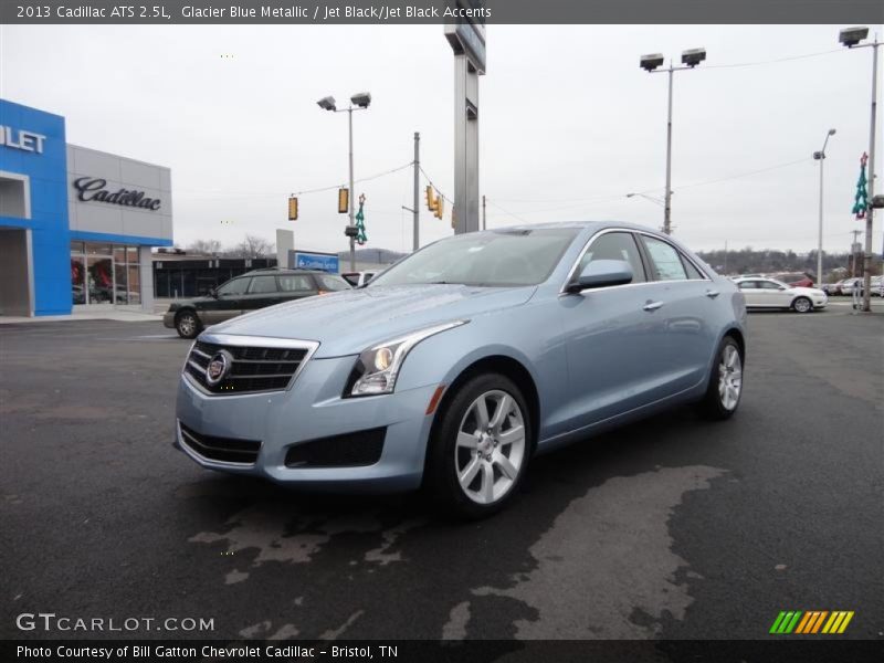 Glacier Blue Metallic / Jet Black/Jet Black Accents 2013 Cadillac ATS 2.5L