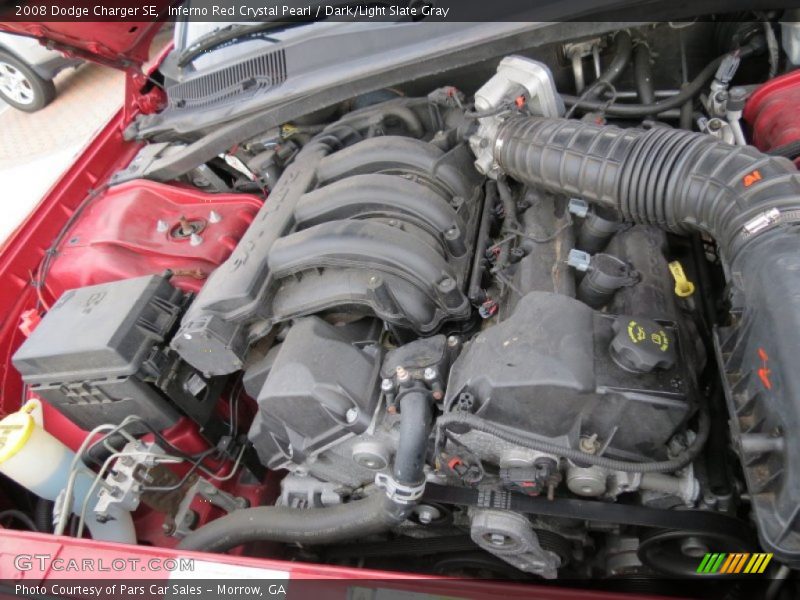 Inferno Red Crystal Pearl / Dark/Light Slate Gray 2008 Dodge Charger SE