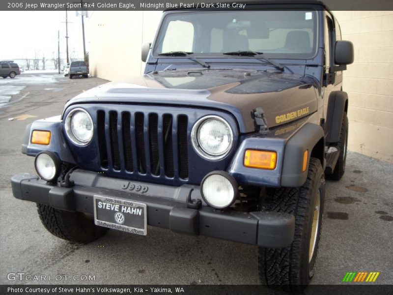 Midnight Blue Pearl / Dark Slate Gray 2006 Jeep Wrangler Sport 4x4 Golden Eagle