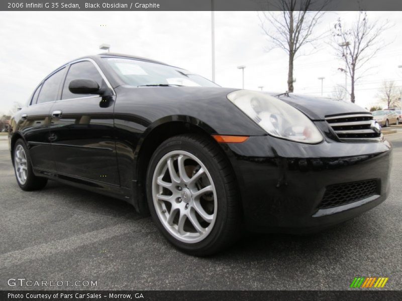 Black Obsidian / Graphite 2006 Infiniti G 35 Sedan