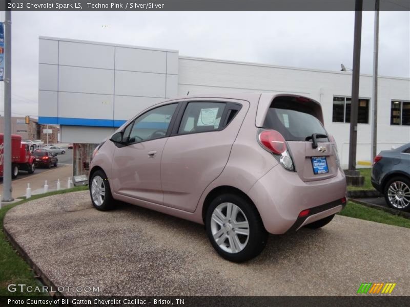 Techno Pink / Silver/Silver 2013 Chevrolet Spark LS