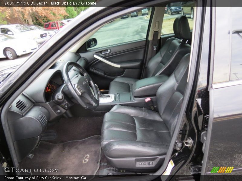 Black Obsidian / Graphite 2006 Infiniti G 35 Sedan