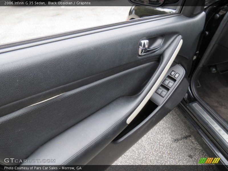 Black Obsidian / Graphite 2006 Infiniti G 35 Sedan