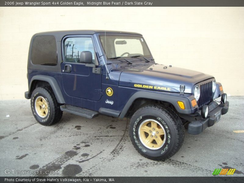 Midnight Blue Pearl / Dark Slate Gray 2006 Jeep Wrangler Sport 4x4 Golden Eagle