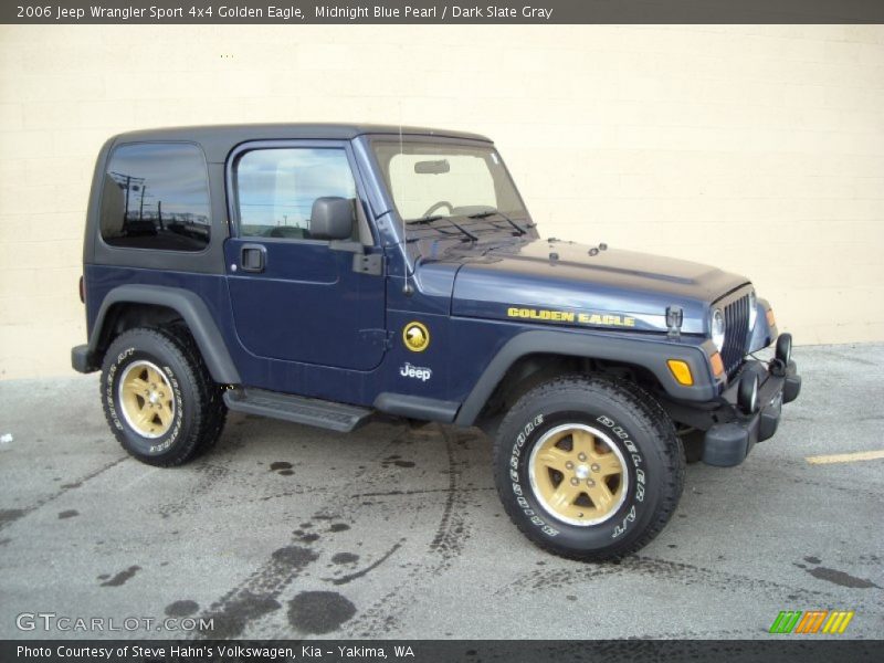 Midnight Blue Pearl / Dark Slate Gray 2006 Jeep Wrangler Sport 4x4 Golden Eagle