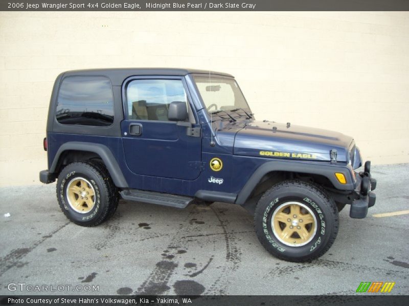 Midnight Blue Pearl / Dark Slate Gray 2006 Jeep Wrangler Sport 4x4 Golden Eagle