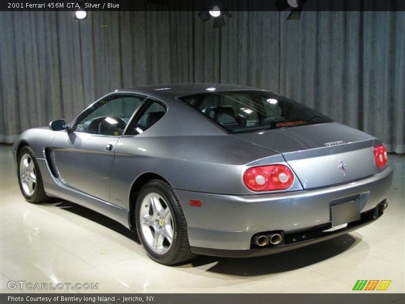 2001 Ferrari 456MGTA, Silver / Blue, Back Left - 2001 Ferrari 456M GTA