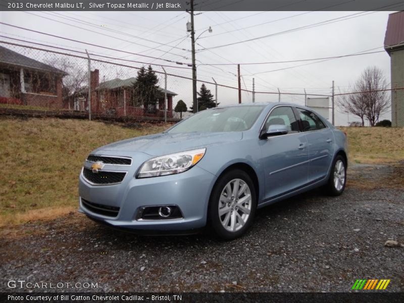Silver Topaz Metallic / Jet Black 2013 Chevrolet Malibu LT