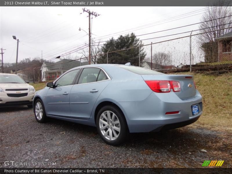 Silver Topaz Metallic / Jet Black 2013 Chevrolet Malibu LT
