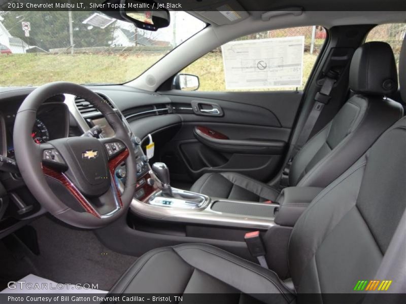 Silver Topaz Metallic / Jet Black 2013 Chevrolet Malibu LT