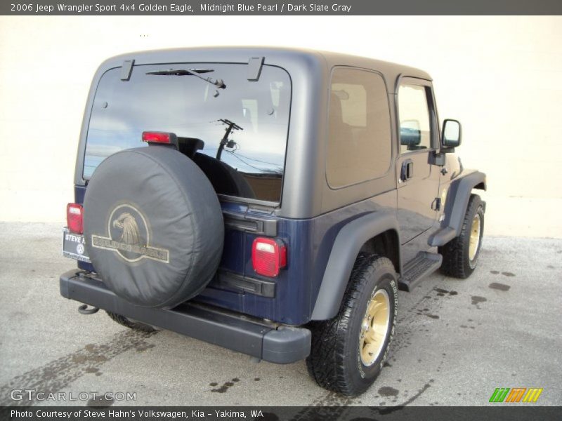 Midnight Blue Pearl / Dark Slate Gray 2006 Jeep Wrangler Sport 4x4 Golden Eagle
