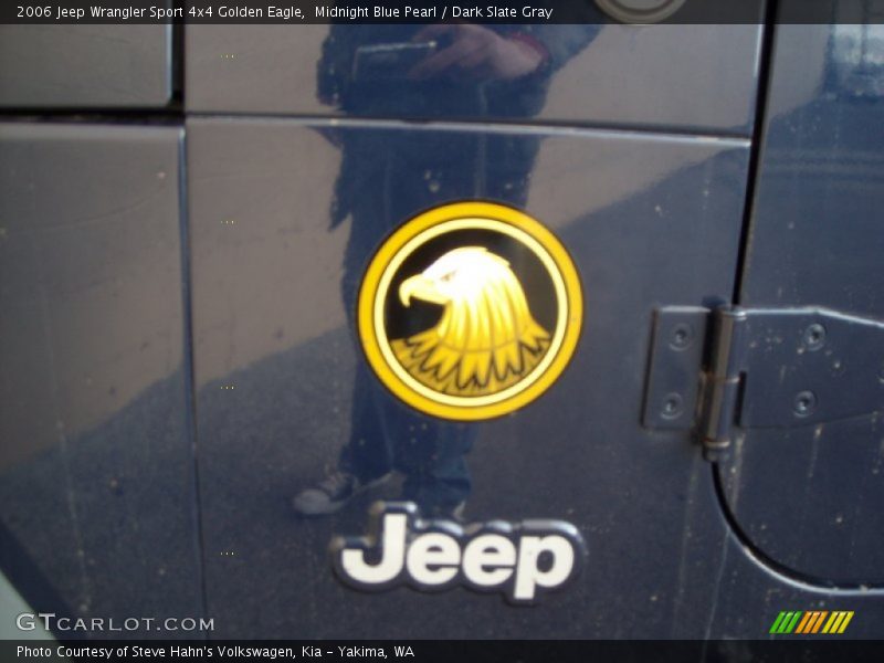Midnight Blue Pearl / Dark Slate Gray 2006 Jeep Wrangler Sport 4x4 Golden Eagle
